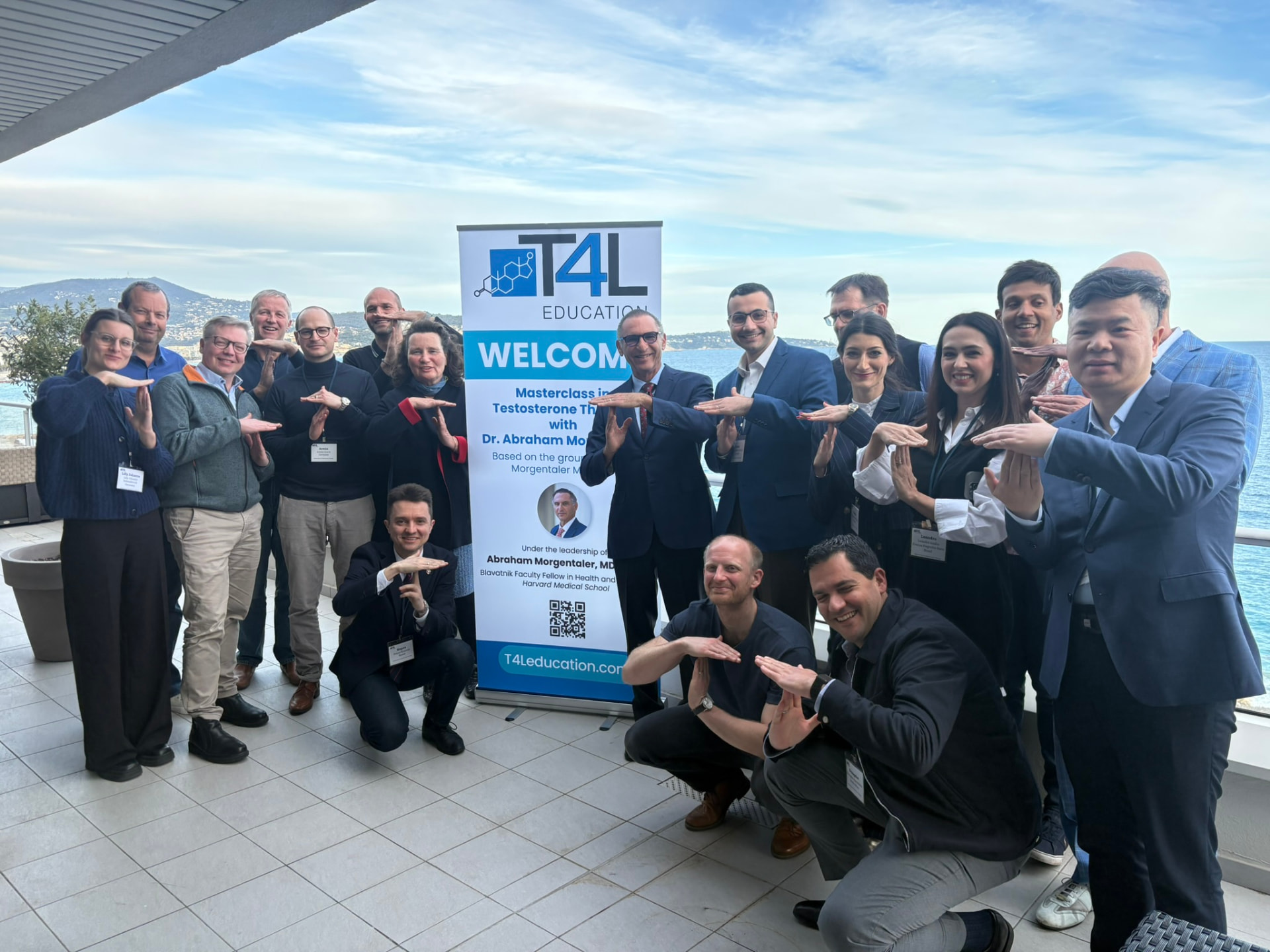 Clinicians and faculty gathered at a T4L Masterclass in Nice, France