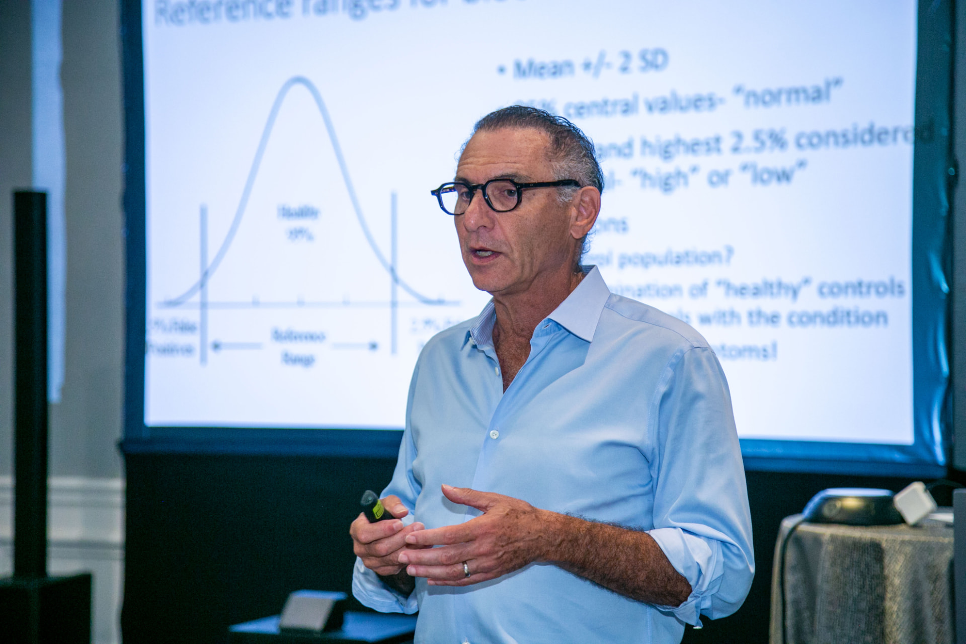 Abraham Morgentaler, MD, FACS, presenting to clinicians